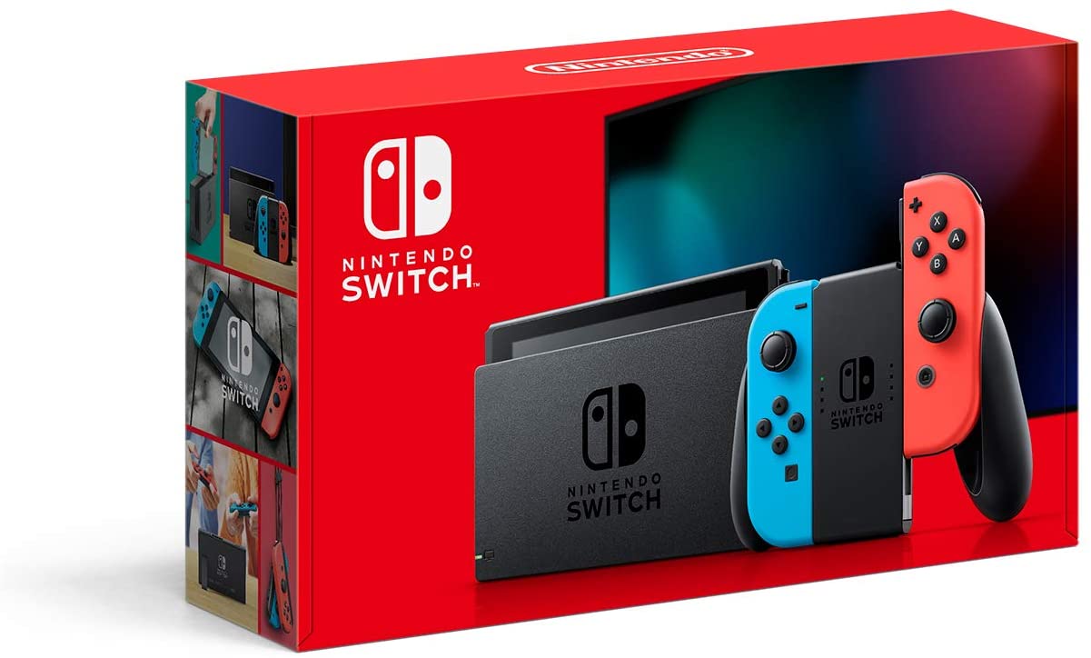 Nintendo Switch 2019 32GB (Neon Red/Neon Blue) Joy-Con                                                                                                
