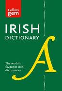 Irish Gem Dictionary: the World's Favourite Mini Dictionaries                                                                                         