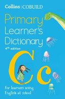 Collins COBUILD Primary Learner's Dictionary                                                                                                          