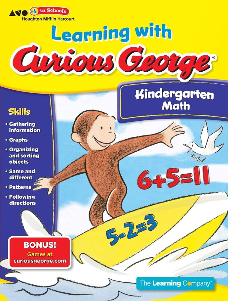 Learning with Curious George Kindergarten Math                                                                                                        