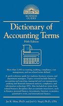 Dictionary of Accounting Terms                                                                                                                        